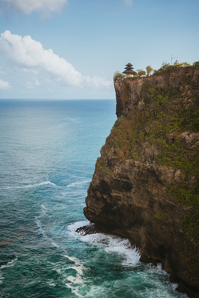 Beautiful Bali Oceanscape and cliff
